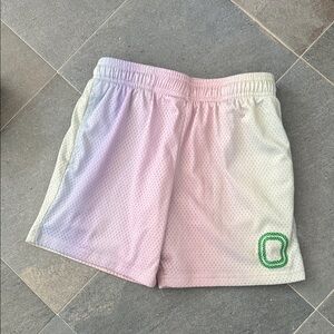 Overtime Mesh Shorts with Green Logo